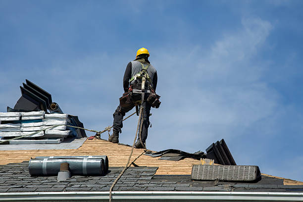 Professional Roofing technician working in Palmersville, TN